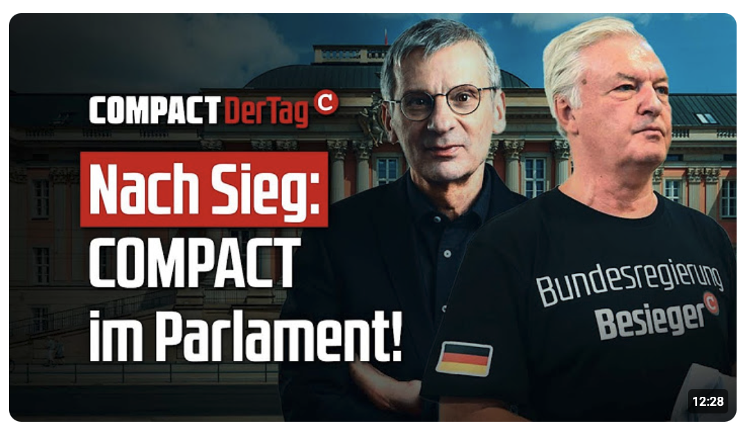 Nach Sieg: COMPACT im Parlament!