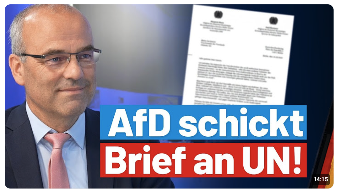 Meinungsfreiheit in Gefahr: AfD schickt Brief an UN!