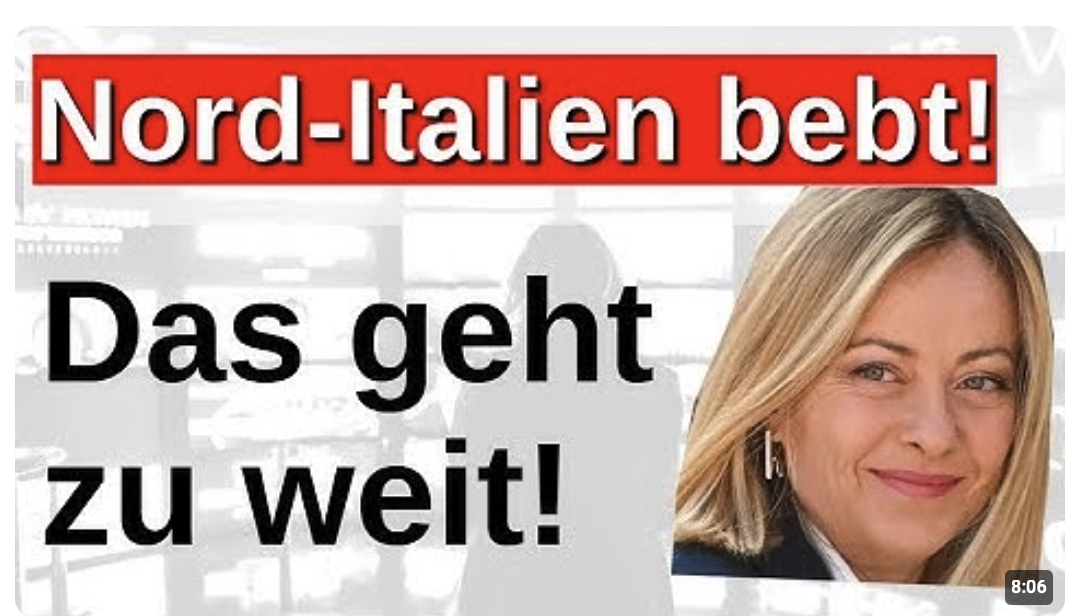 Ganz Nord-Italien und besonders Süd-Tirol stehen auf!