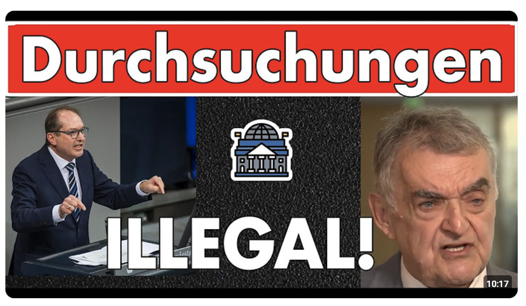 Amoklauf der Innenminister! Durchsuchungen zur Einschüchterung sind verfassungswidrig!