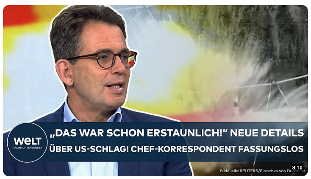 IRAN: Erstaunliche Details über verheerenden US-Schlag! WELT-Chefkorrespondent fassungslos!