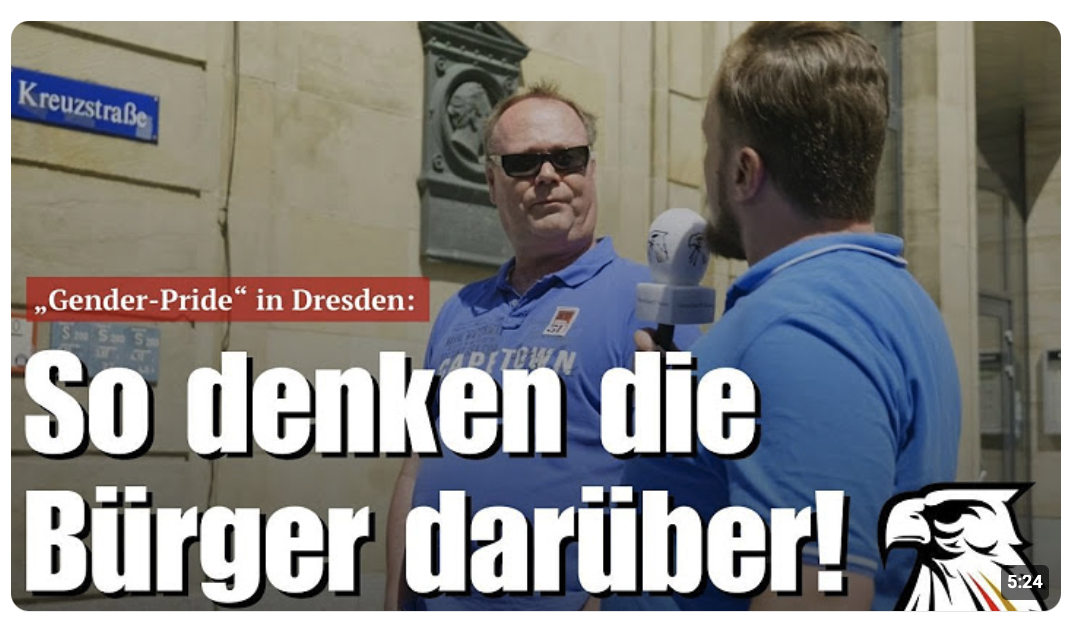 „Gender-Pride“ in Dresden: So denken die Bürger darüber!