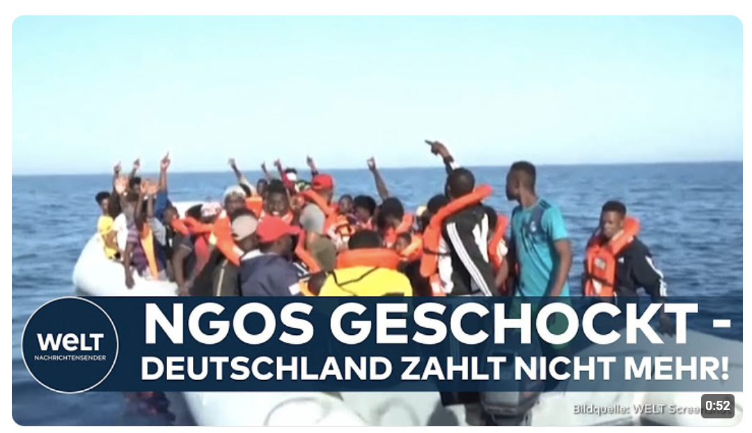 STOPP FÜR SEENOT-HILFE: Regierung kappt Millionen für Seenotrettung von Migranten im Mittelmeer!
