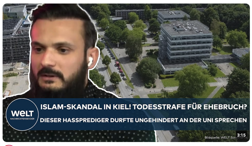 KIEL: Skandal! Expertin empört! Uni bietet Salafisten-Hassprediger bei „Islamwoche“ eine Bühne