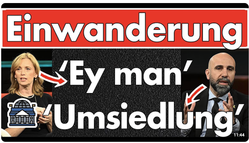 ‚Bei der Einwanderung? Ey man‘ … oder ‚Umsiedlung‘ – heftige Debatte bei Markus Lanz