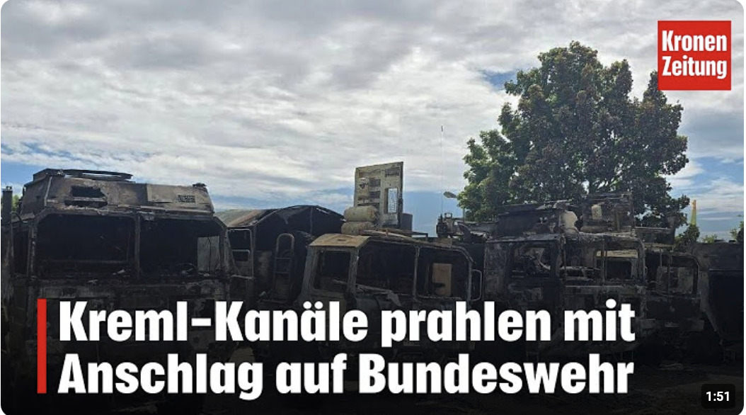 Kreml-Kanäle prahlen mit Anschlag auf Bundeswehr |