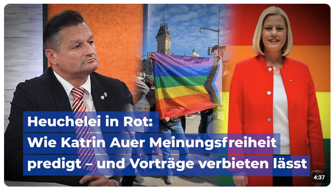 Heuchelei in Rot – Katrin Auer (SPÖ): Meinungsfreiheit predigen – Vorträge verbieten