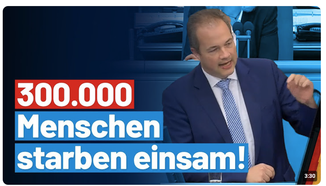Coronapolitik: „300.000 Menschen starben einsam!“