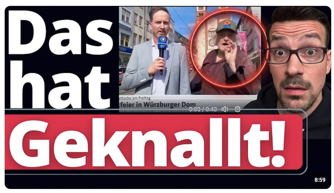 Sensation: Wütender Bürger crasht Tagesschau!
