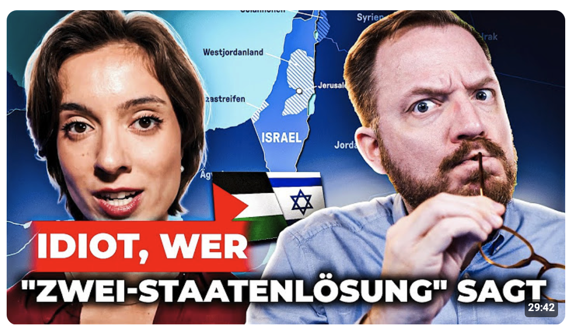 Idiot, wer „Zwei-Staatenlösung“ sagt