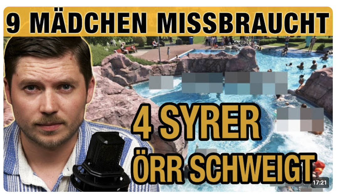 9 Mädchen in Freibad missbraucht – ÖRR verschweigt Herkunft der 4 „Männer“