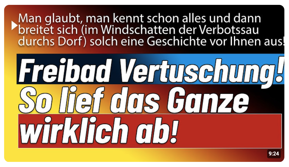 Aufruhr in Hessen! Syr. ‚Gäste‘ sollten geschützt werden doch nicht so mit den tapferen Mädchen.