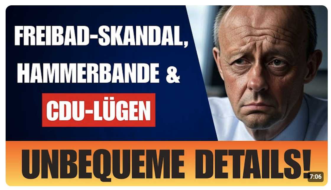 Freibad-Skandal: Syrer begrapscht Mädchen – Hammerbande & CDU-Lügen entlarvt!