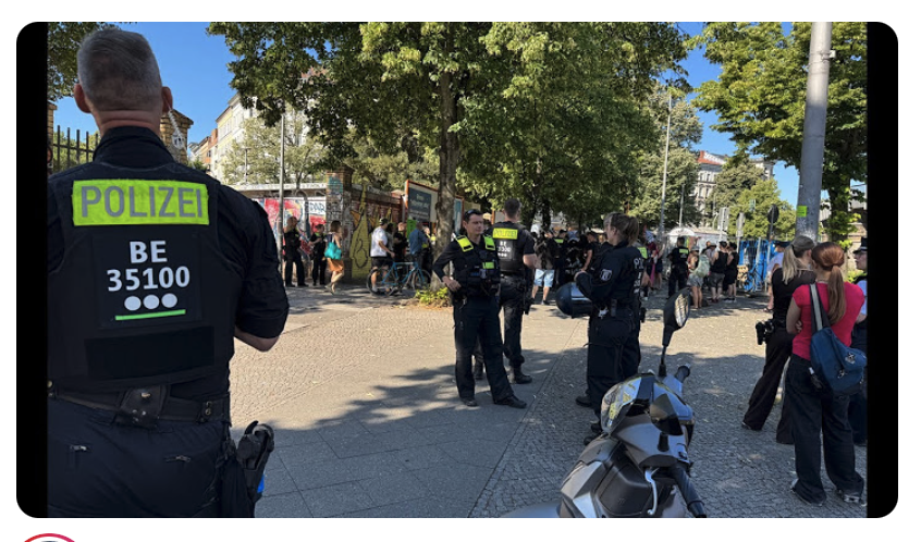 „AfD im Görli?“ Berlin Antifa Gegendemo Begehung AfD Funktionäre Görlitzer Park 1.7.25
