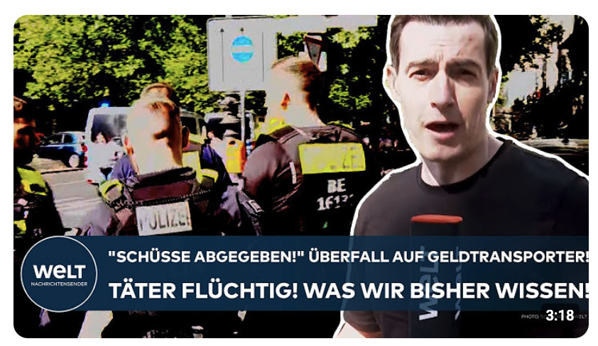 BERLIN: „Schüsse abgegeben!“ Überfall auf Geldtransporter! Täter flüchtig! Was wir bisher wissen!