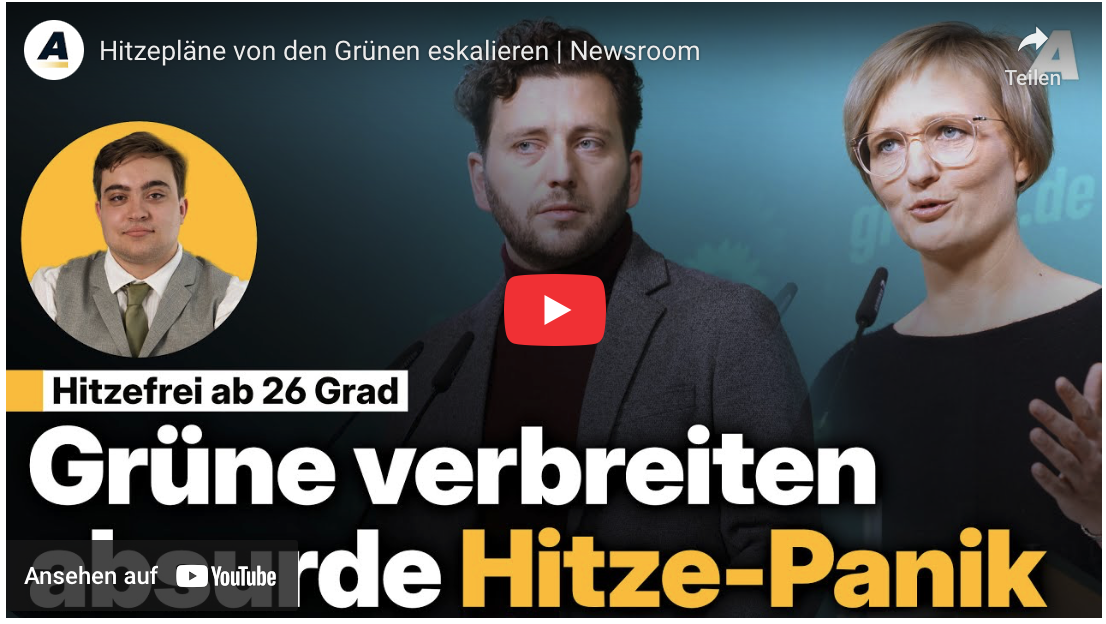 Hitzepläne von den Grünen eskalieren 