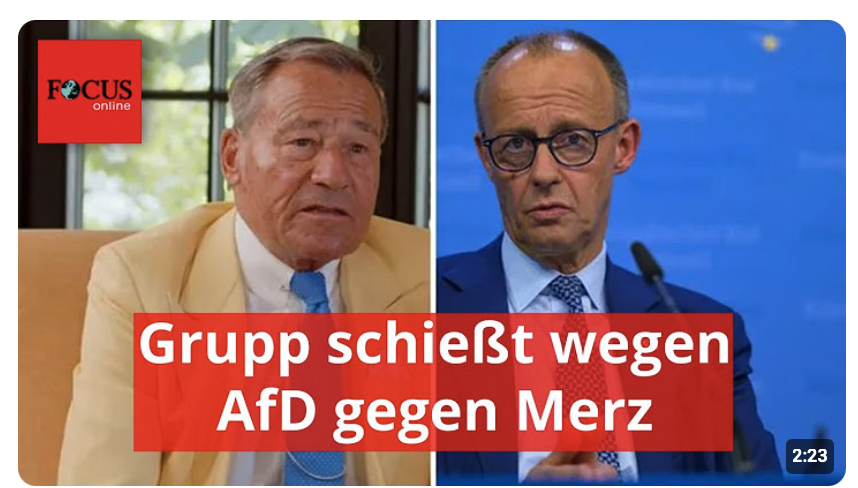 Wolfgang Grupp schießt wegen AfD gegen Merz: „Das stört mich an ihm“