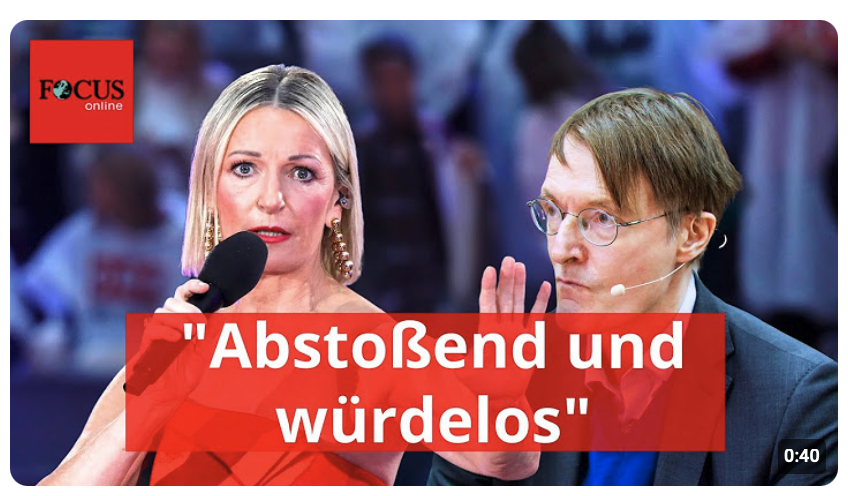 „Abstoßend und würdelos“: Bei Monika Gruber und Karl Lauterbach fliegen die Fetzen
