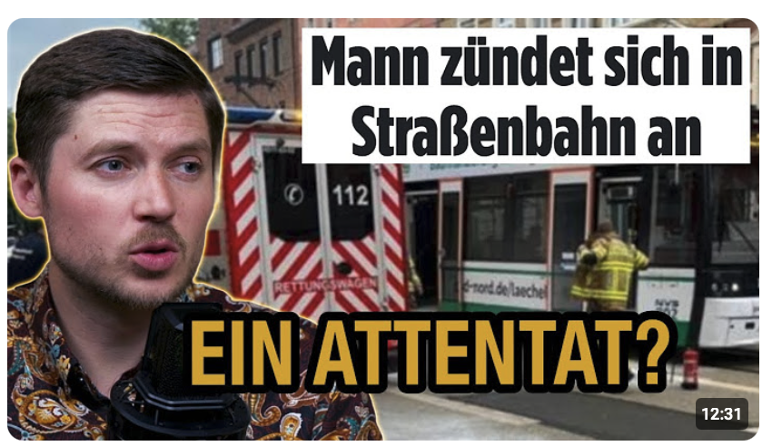 Brandanschlag in Schwerin – „Ein Mann“ = Algerier