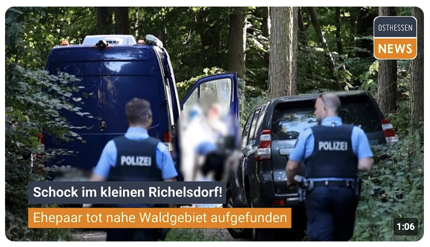 WILDECK: Schock im kleinen Richelsdorf – Ehepaar tot aufgefunden!