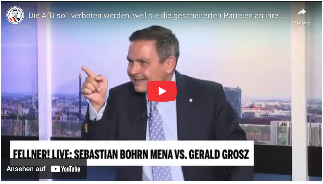 Die AfD soll verboten werden, weil sie die gescheiterten Parteien an ihre Lügen erinnert!