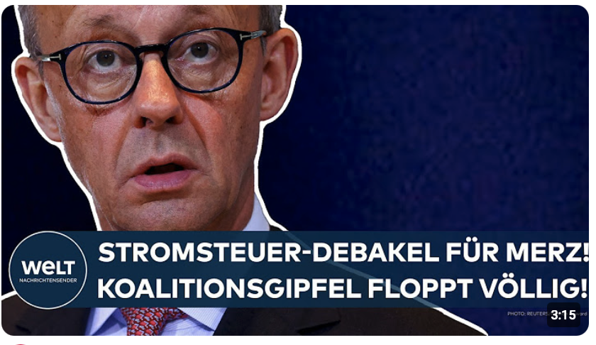 DEUTSCHLAND: Stromsteuer-Debakel für Kanzler Friedrich Merz! Koalitionsgipfel floppt völlig!