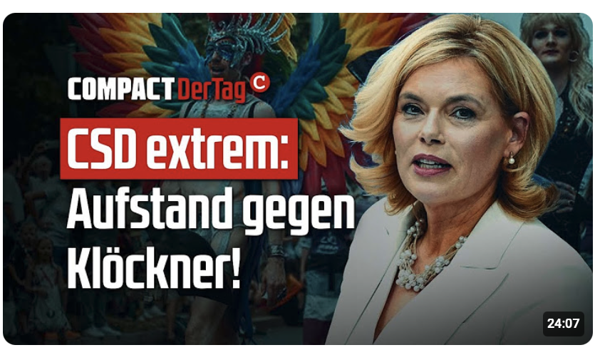 CSD extrem: Aufstand gegen Klöckner!