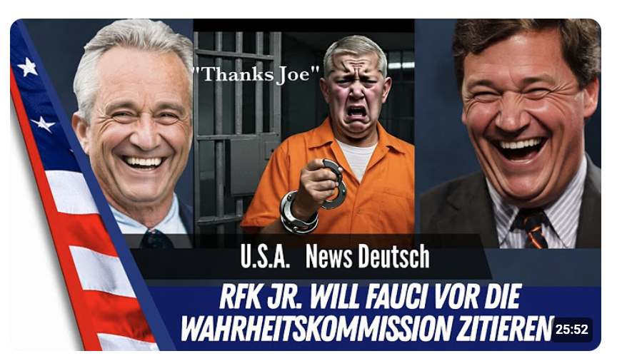 RFK jr. verlangt Wahrheitskommission für Dr. Fauci. Das könnte alles verändern.