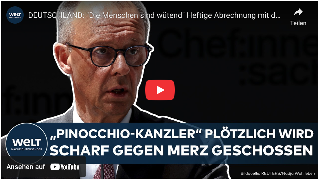 DEUTSCHLAND: „Die Menschen sind wütend“ Heftige Abrechnung mit der Regierung unter Friedrich Merz