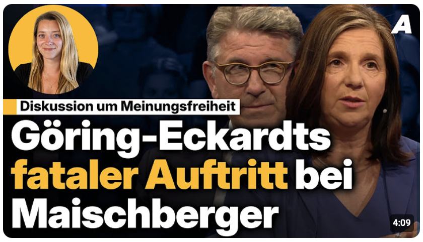 Göring-Eckardts merkwürdige Auffassung von Meinungsfreiheit 
