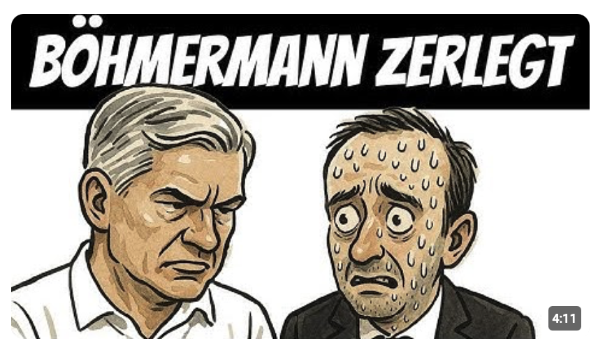 WELT-Chef zerstört Böhmermann live – Zuschauer fassungslos!