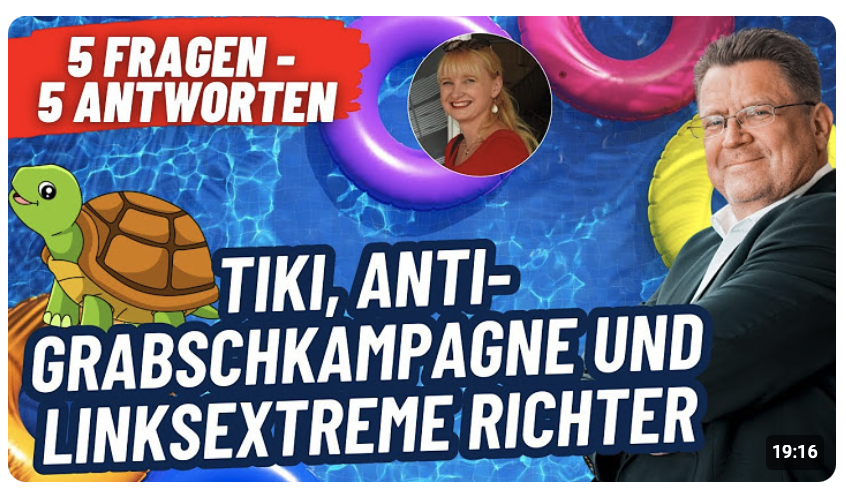Freibad-Spaß, AfD-Hasser im BVerfG und die Schildkröte  Tiki