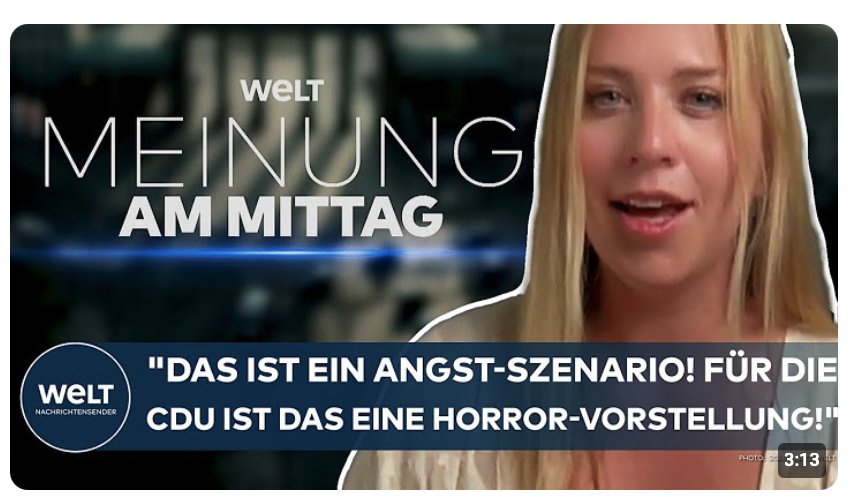 DEUTSCHLAND: „Das ist ein Angst-Szenario! Für die CDU ist das eine Horror-Vorstellung!“ – Achterberg