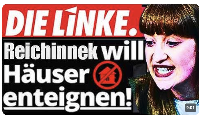 EIL LINKE HEIDI WILL HÄUSER UNTER WERT ENTEIGNEN !!