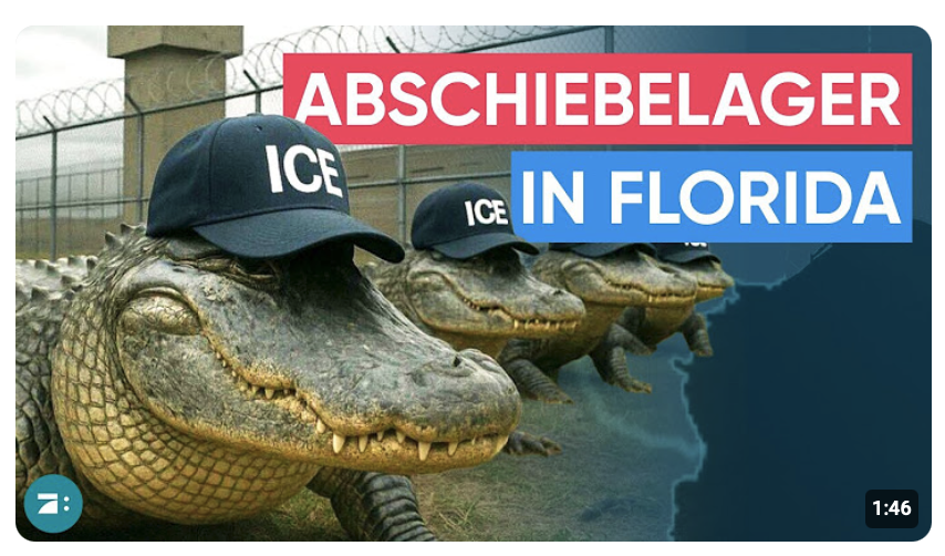 Trump besichtigt Abschiebelager „Alligator Alcatraz“
