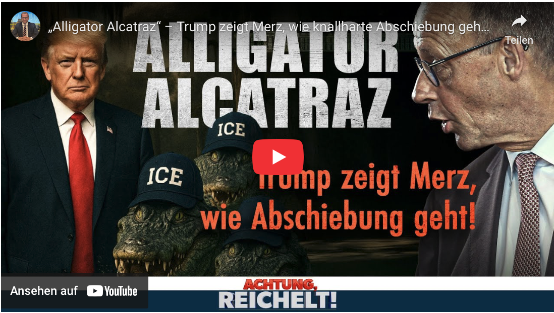 „Alligator Alcatraz“ – Trump zeigt Merz, wie knallharte Abschiebung geht! 
