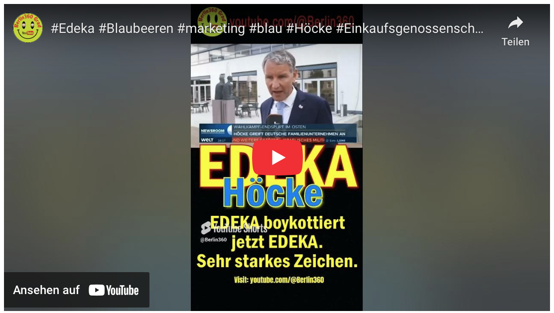 Hecke boykottiert jetzt EDEKA!Sehr starkes Zeichen!