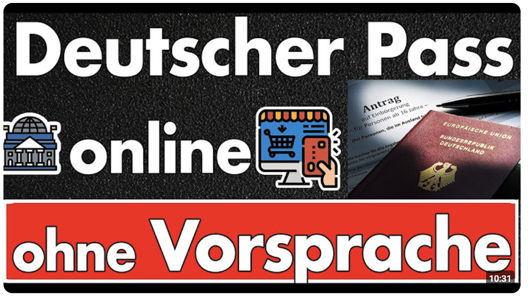 Online-Einbürgerung ohne persönliche Vorsprache! Die innere Sicherheit wurde aufgegeben!