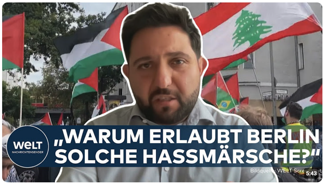 DEMONSTRATION IN CHARLOTTENBURG-WILMERSORF: „Sehr aggressiv“| Solidarität mit Palästina – Festnahmen