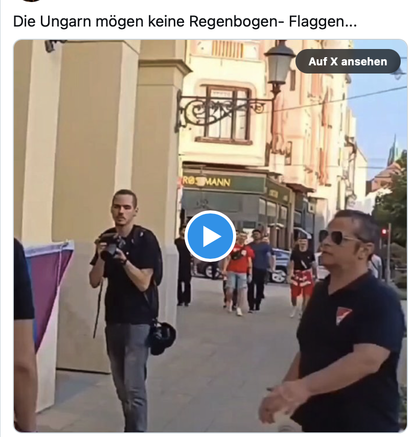 Ungarn möchte keine Regenbogen-Flaggen haben!