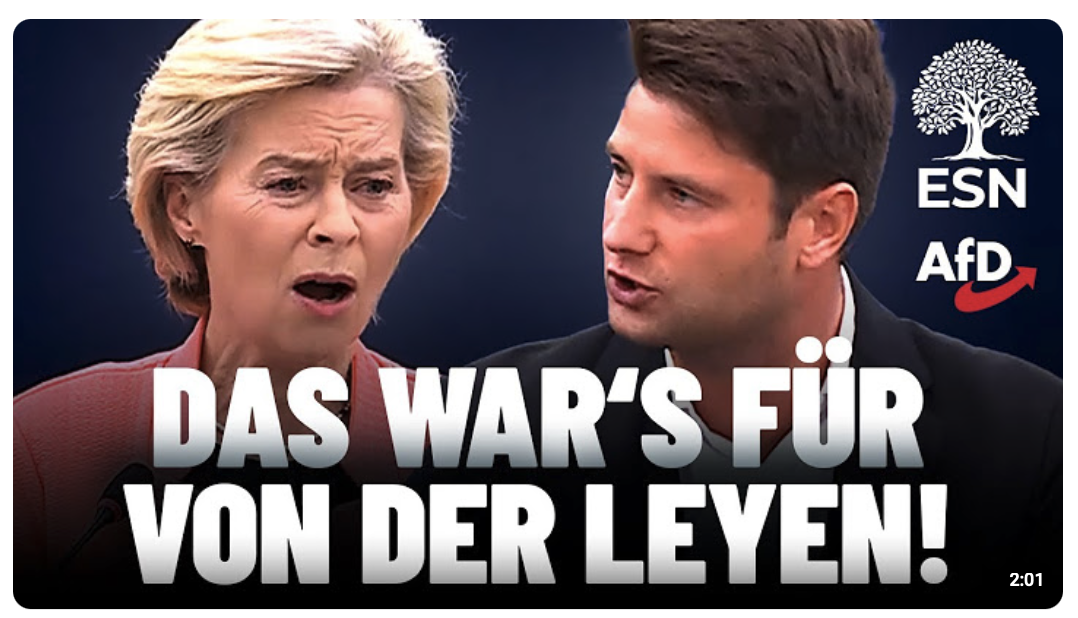 Misstrauensvotum gegen Ursula von der Leyen! – René Aust (AfD)