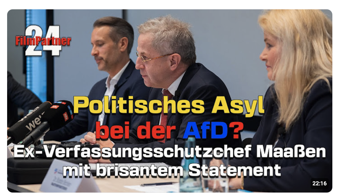 Politisches Asyl bei der AfD? Ex-Verfassungsschutzchef Maaßen mit brisantem Statement (PK 07.07.25)