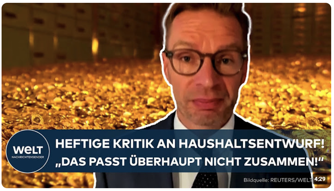 REINER HOLZNAGEL: „Viel Hokus-Pokus!“ – Bund der Steuerzahler übt scharfe Kritik am Haushaltsentwurf