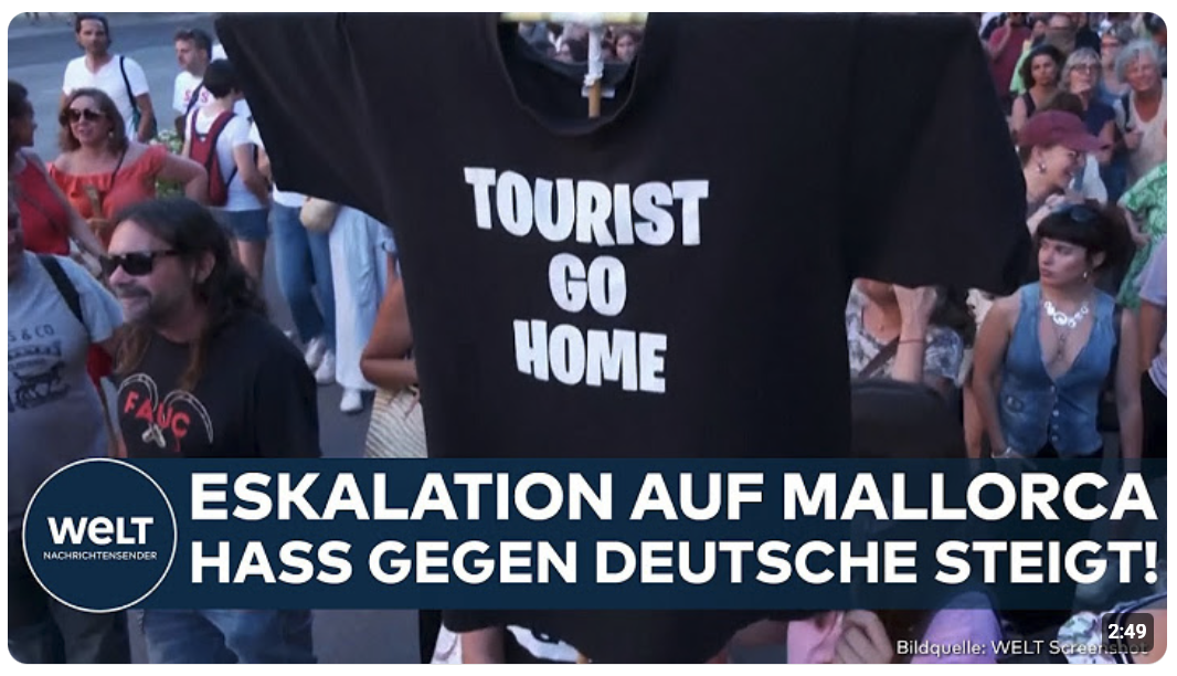 MALLORCA: Eskalation! Hass gegen Deutsche! Drohungen an Geschäften und Autos