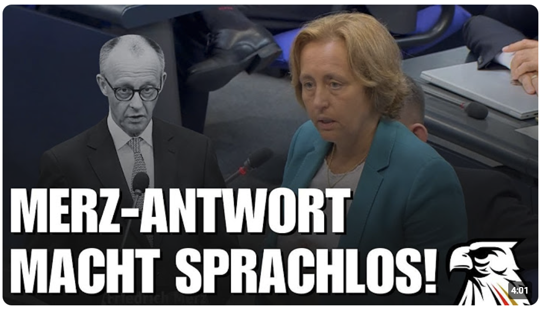 Storch entlarvt Merz: Ja zu Brosius-Gersdorf, die Babys vor Geburt Menschenwürde abspricht!