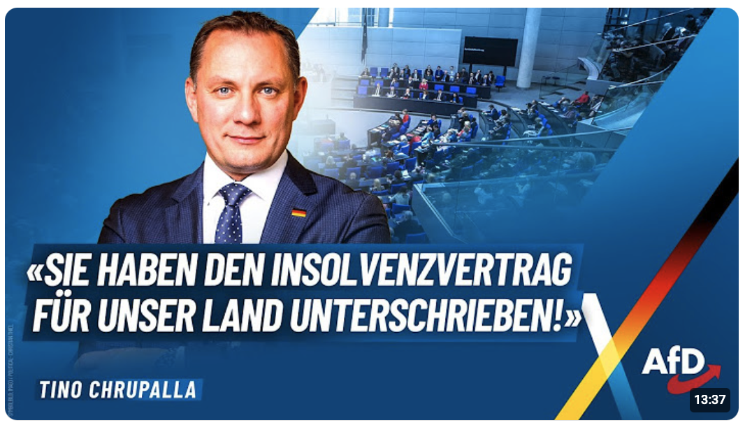 „Sie haben den Insolvenzvertrag für unser Land unterschrieben!“ – 