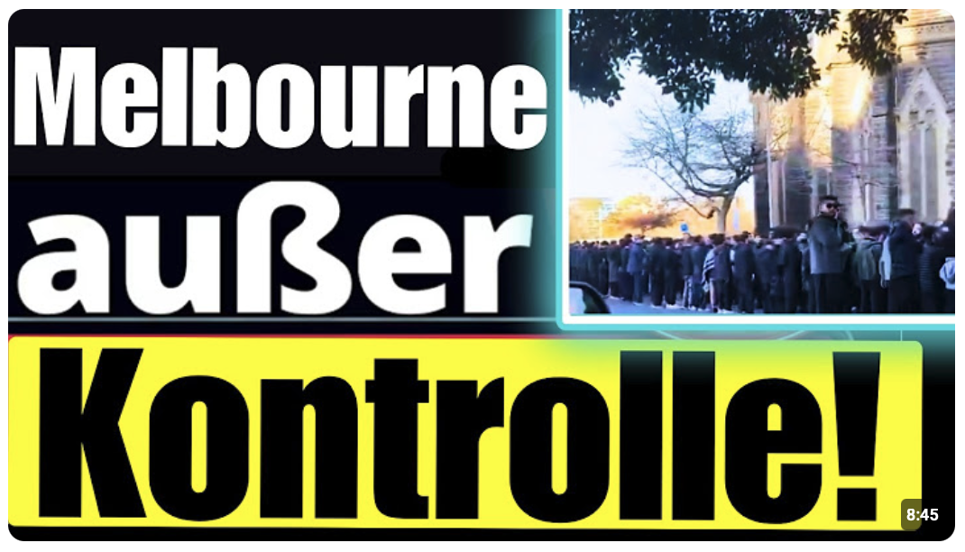MUSLIME UMZINGELN MELBOURNE KATHEDRALE | GRÜNE JETTE MIT EINEM LUXUSPROBLEM