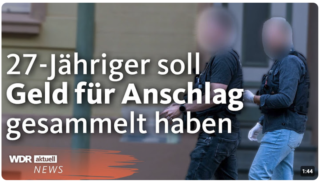 Terrorverdacht in NRW: Polizei nimmt 27-Jährigen in Essen fest 