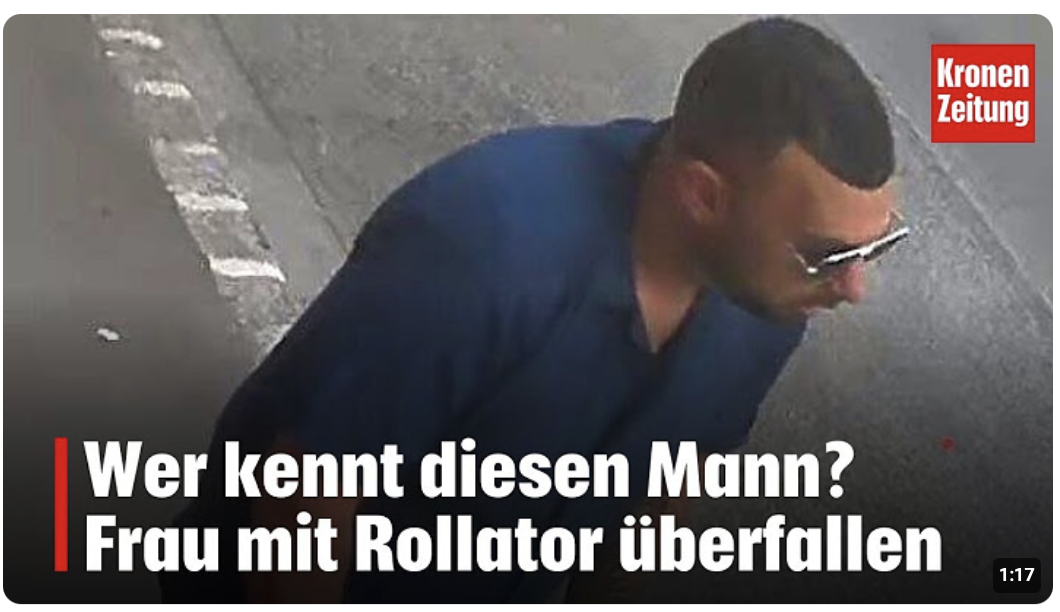 Frau mit Rollator überfallen 