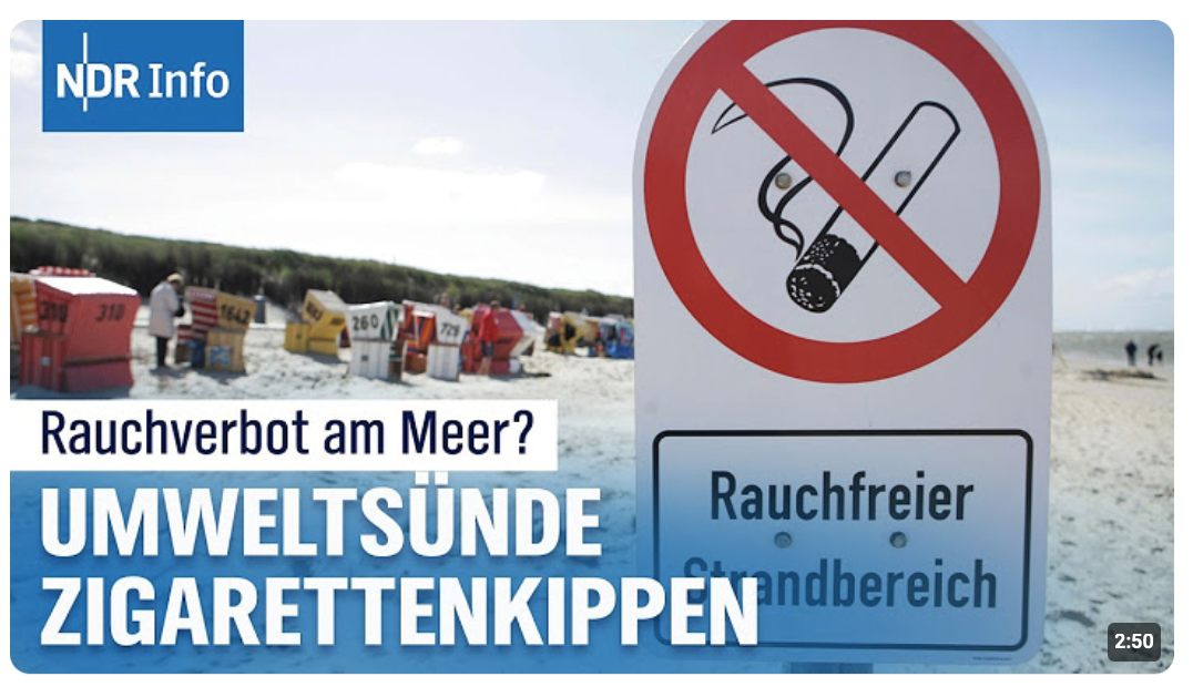 Gift im Sand: Streit um Rauchverbot an der Küste